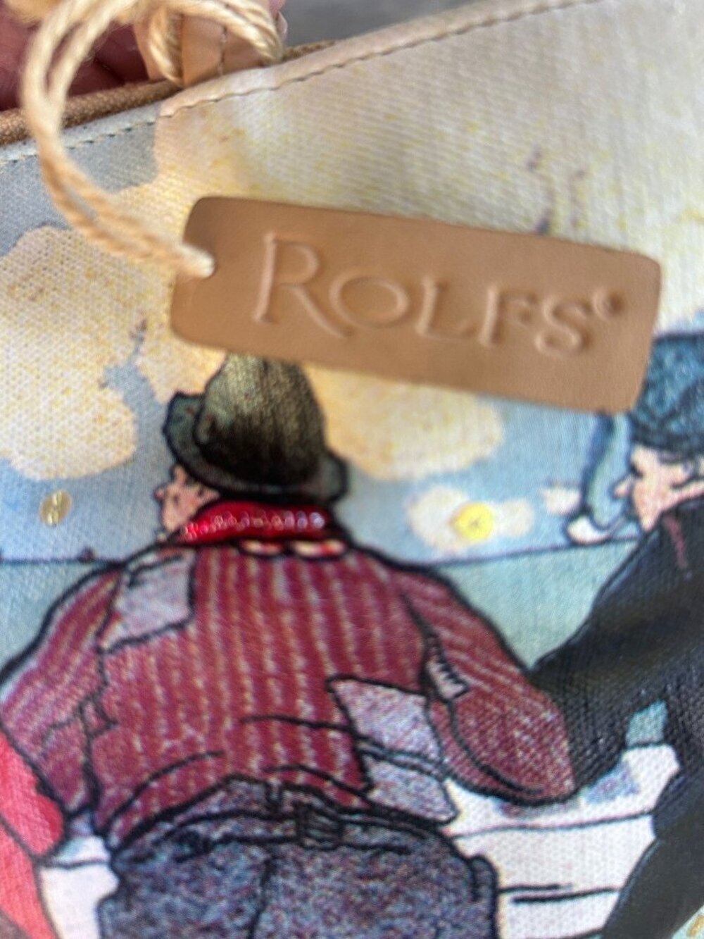 Rolfs American Line Travel Poster Casual Satchel Shoulder Bag - Picture 5 of 9